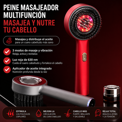 Cepillo masajeador capilar
